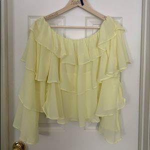 Gorgeous pastel yellow blouse